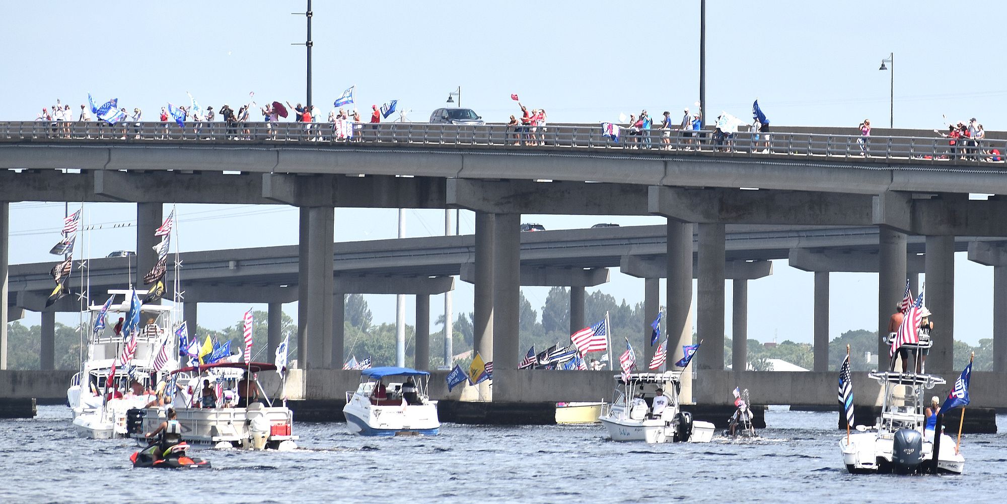 Sunday President Trump boat parade in Charlotte Harbor